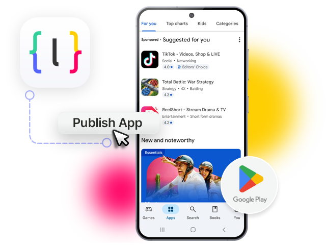 One-Click Google Play Submission with automated build preparation